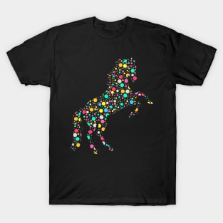 Colorful Polka Dot Horse International Dot Day T-Shirt